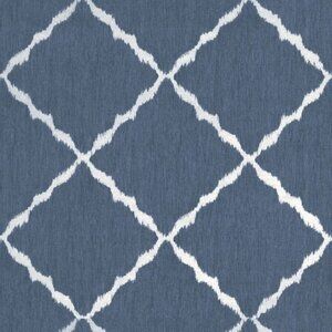 Sarah Richardson for Kravet ~ Ikat Strie 54” wide in Indigo Harmony Collection